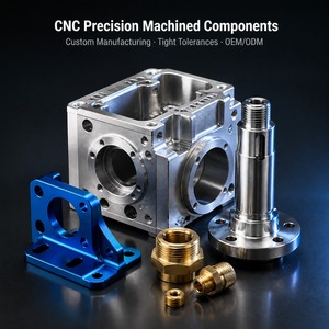 CNC Prototype Machining Service Rapid Functional Parts Custom Metal Plastic Components OEM ODM Engineering Support