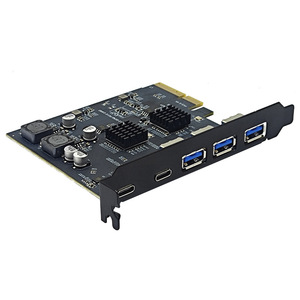 USB3.2 GEN2 10gbps pci-e 4X per TYPE-C la scheda di espansione con adattatore a 5 porte e Chip ASM3142 per lo stato dei prodotti usati Desktop - Product Image 3