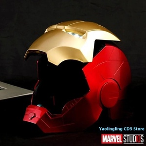 Casque Marvel <span class=keywords><strong>Avengers</strong></span> mains électriques portables Cosplay yeux lumineux adultes enfants masque de fête intégral vente en gros - Product Image 2