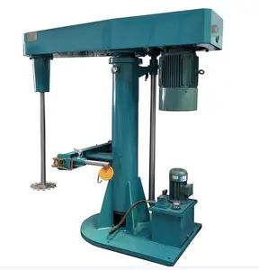 Mesin pencampur cat dispersiser, mesin pencampur cat industri kecepatan tinggi 1000L dengan pengangkat hidrolik