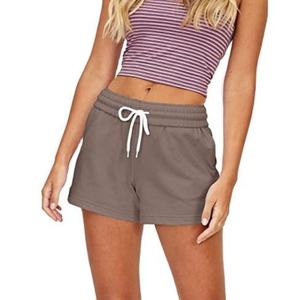 Supplier Customized <b>Women's</b> <b>Sweat</b> <b>Shorts</b> With Pockets Cotton French Terry Drawstring Custom logo <b>Sweat</b> <b>Shorts</b> for <b>Women</b> - Product Image 4