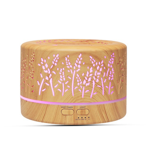 Diffuseur d'aromathérapie en forme d'épi de blé de 700 ml avec minuterie, humidificateur ultrasonique à huile essentielle de 6 W pour usage domestique et hôtelier - Product Image 4