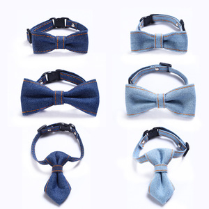 Collier de nœud <span class=keywords><strong>papillon</strong></span> réglable pour petits chiens et chats Accessoire formel pour animaux de compagnie pour les mariages et les fêtes - Product Image 1