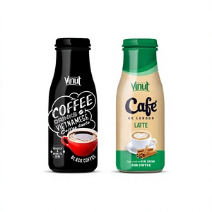 เครื่องดื่มกาแฟมอคค่าฝรั่งเศส บรรจุขวดแก้ว 280 มล. พร้อมดื่ม VINUT สำหรับผู้ค้าส่ง ผู้นำเข้า และธุรกิจโฮเรก้า - Product Image 1