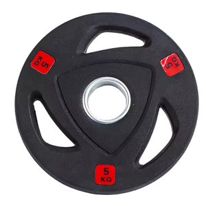 Unisex 2.5-25kg phòng tập thể dục trọng lượng tấm thiết lập nóng bán tiêu chuẩn màu Barbell Bumper tấm tùy chỉnh logo-OEM/ODM - Product Image 1