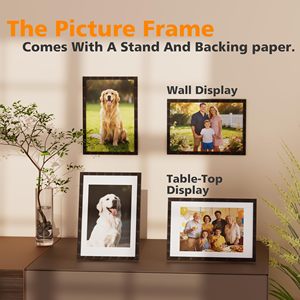 4x6 5x7 8x10 11x14 12x16 Inch MDF <strong>Photo</strong> <strong>Frame</strong> Wall <strong>Mount</strong> &amp; Tabletop Display Classic Wooden Picture <strong>Frame</strong> for Art - Product Image 5