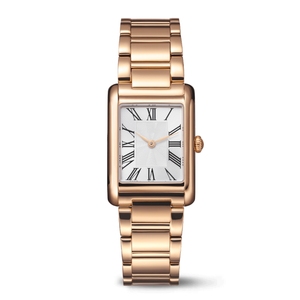Reloj Personalizado de Diseño de Marca de Alta Gama, Acero Inoxidable, Movimiento Japonés, Esfera con Números Romanos, Reloj Rectangular Clásico de Lujo - Product Image 2