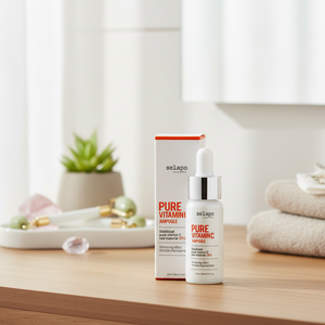 Ampolla de Vitamina C Pura Selapo, Suero Blanqueador, Antiarrugas, Antienvejecimiento, Iluminador, 20 ml, Hidratante Facial, Niacinamida, K-beauty - Product Image 3