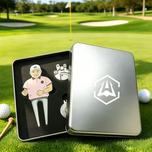 Pour les académies de golf, coffret cadeau de golf, marqueur de balle, outil de réparation de divots, jeton de <span class=keywords><strong>poker</strong></span> personnalisé, fabrication ODM disponible - Product Image 1