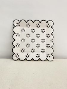 DAMAI Ensemble de vaisselle de fête sur le thème du sport Assiettes, gobelets et serviettes en papier jetables sur le thème du football pour fête d'anniversaire d'enfants 8 invités - Product Image 4