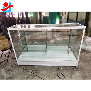 Nuevo diseño de escaparate de exhibición de cristalería reciclable ecológica de 6 pies con luz LED y puerta de espejo para tienda de humo - Product Image 5