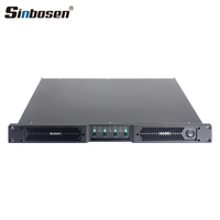 Amplificateur audio 4 canaux classe D K4-800, 800 watts, amplificateur de puissance 1U, système audio