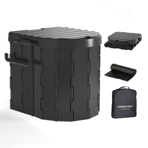 Cắm Trại Nhà Vệ Sinh Cho Người Lớn Xách Tay Gấp Nhà Vệ Sinh Với Nắp Porta Bô Xe Nhà Vệ Sinh - Product Image 1