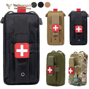 Pochette médicale tactique d'extérieur en tissu Oxford multicolore, kit d'urgence durable pour équipement de survie - Product Image 6