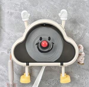 Boîte à <span class=keywords><strong>papier</strong></span> <span class=keywords><strong>toilette</strong></span> murale mignonne en forme de <span class=keywords><strong>nuage</strong></span>, <span class=keywords><strong>support</strong></span> de mouchoirs à ventouse sans perçage pour salle de bain et toilettes – Qualité supérieure - Product Image 3