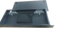Kotak Terminal Serat Optik Logam 12 Port 24 Port, Plat Lembaran Baja SPCC Cold Rolled, Kotak FTTH, Panel Patch Serat Optik
