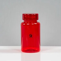 Prix usine – Bouteille ronde en PET de 200 cc pour pilules, flacon en plastique pour vitamines, compléments alimentaires, capsules, comprimés et emballages de produits nutraceutiques