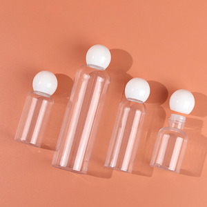 Botol Sampo Plastik PET Transparan Grosir 50ml 100ml 250ml Tutup Flip Top Wadah Isi Ulang untuk Perawatan Kulit - Product Image 1