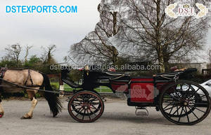 Chariot Royal à Chevaux Landua, Buggy Indien pour Mariages et Événements Touristiques, Léger, en Métal et Bois, Taille Personnalisée - Product Image 3