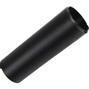 Tubo Corrugado de Alambre de Acero Transfronterizo de 76 mm, Manguera Telescópica de Admisión de Aire para Coche, para Reemplazo y Reparación, Material PP Negro - Product Image 2