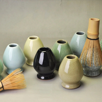 Support élégant en céramique pour fouet à matcha (Chasen) – Organisateur de rangement pour fouet en bambou pour la cérémonie du thé japonaise