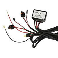 IDISON H4 Light Wiring 12V 130W 1pc Relay Wire Harness Controller BI LED Projector Lens Installation Aksesoris Lampu Mobil Baru