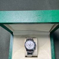 Montre-bracelet mécanique automatique chronographe avec 3 sous-cadrans, lunette en céramique, tachymètre, bracelet en caoutchouc noir, index lumineux, étanche