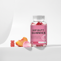 Gummies BBL pour les hanches à base de pectine, mélange botanique féminin personnalisé pour le bien-être et le remodelage corporel quotidien