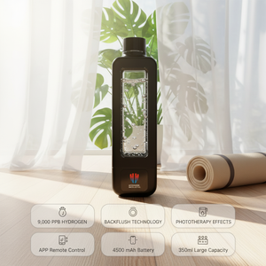 Gourde à eau hydrogénée personnalisable <span class=keywords><strong>avec</strong></span> logo, 350 ml, <span class=keywords><strong>avec</strong></span> <span class=keywords><strong>charge</strong></span> <span class=keywords><strong>sans</strong></span> <span class=keywords><strong>fil</strong></span> et résistance aux chutes, en silicone, directement <span class=keywords><strong>de</strong></span> l'usine - Product Image 5