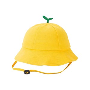 Custom Yellow Fisherman Hat For Kids Cotton Canvas Sunshade Hat Unisex Spring Summer Outdoor Use - Product Image 5