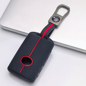 Housse de clé en silicone compatible avec Mazda 3 6 CX3 CX5 CX9 MX5 Miata, clé intelligente à 3 boutons (verrouillage, déverrouillage et fonction panique) - Product Image 3