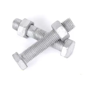 Hot-dip galvanized bolts and nuts Hot dip galvanized screws