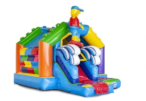 Combo de Tobogán y Castillo Inflable Superblocks, Castillo Inflable <span class=keywords><strong>Ninjago</strong></span> - Product Image 3