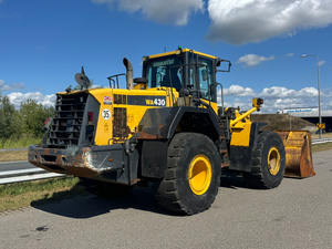 Komatsu WA430-6 d'occasion de bonne qualité chargeurs sur pneus chargeurs frontaux d'occasion engins de terrassement à bas prix - Product Image 6