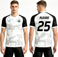 Jersey Sepak Bola Profesional Berkualitas Tinggi Custom, Cetak Digital, Jersey Sepak Bola Polyester, Personalisasi Maillot De Football