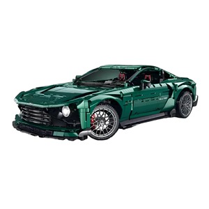 10662 Super Sports Car Series Martin Valu 1:8 Scale Plastic <b>Building</b> <b>Block</b> Model Children's Assembly <b>Blocks</b> Unisex Toy Gift - Product Image 1