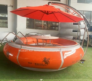 Barco a pedal <span class=keywords><strong>submarino</strong></span> con motor eléctrico, bote de pontón con motor de agua de salsa Tug, catamaman, sushi, barbacoa transparente, donut, parrilla - Product Image 4