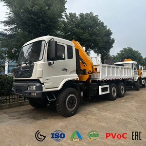 Camion <span class=keywords><strong>de</strong></span> <span class=keywords><strong>transport</strong></span> tout-terrain robuste Dongfeng New Custom 25 tonnes <span class=keywords><strong>avec</strong></span> <span class=keywords><strong>grue</strong></span> à <span class=keywords><strong>bras</strong></span> articulé 6x4 6x6 pour charges lourdes - Product Image 1