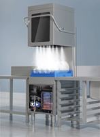 Chariot de service autonome à hotte extractrice 1000W AC 110-240V pour restaurants et hôtels