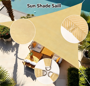 <span class=keywords><strong>Voile</strong></span> <span class=keywords><strong>d</strong></span>'<span class=keywords><strong>ombrage</strong></span> triangulaire et rectangulaire anti-UV pour piscine, jardin, mariage, cour - Product Image 5