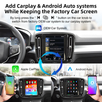 CarPlay inalámbrico Android Auto portátil Retrofit Kit decodificador caja USB 1 año de garantía Volvo V60 V90 S60 XC40 XC60 XC90 S90