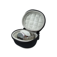 Caja de reloj personalizable AP Royal Oak con carcasa dura, caja de herramientas de 50mm de diámetro, 10 ranuras G, caja de reloj de lujo de cuero Pu Shoak personalizada