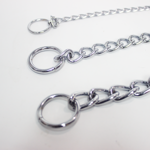 Modernes Edelstahl-Haustier halsband Robustes Eisen-Hunde katzen halsband mit personal isierter Ketten dekoration Weich und für das Training beim Gehen - Product Image 5