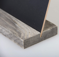 Mini tableau noir portable créatif de haute qualité pour effacer les messages, panneau d'affichage en bois pour la décoration de la maison