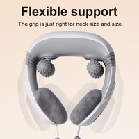 Masseur de cou intelligent avec fonction chauffante, commande vocale IA, rechargeable, modes multiples, appareil de protection du cou pour usage domestique