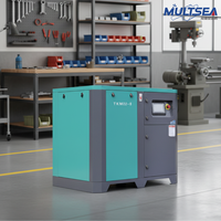 Compresseur d'air à vis rotatif PM de 7,5 kW, 11 kW, 15 kW, 22 kW avec réservoir d'air 8 bar, 10 bar, moteur à entraînement direct