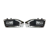 Kit de phares antibrouillard avant de pièces automobiles avec lunette de couverture de garniture chromée pour GMC Yukon XL 2015 2016 2017 2018