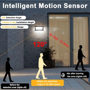 <strong>Solar</strong> Motion Sensor Waterproof <strong>Light</strong>, Wireless Ultra-Bright <strong>Garden</strong> Street Lamp for Villa Patio Walkway - Product Image 4