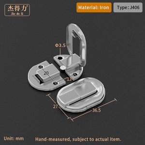 מיני גודל מזוודה עתיק לטקס נעילת חלקים j406 - Product Image 2