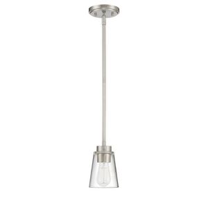 1-<strong>Light</strong> Matte Black Glass Shade Mini-Pendant <strong>Light</strong> for Dining Table Kitchen <strong>Island</strong> - Product Image 3